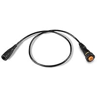 Garmin 010-12718-00 Sounder Adapter Cable - 4-Pin Transducer to 12-Pin , Black