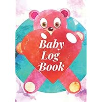 Baby log book: Baby logbook and newborn nannies nanny, baby bottles, notebook on sleep, awakening and baby's health, diet, diapers, medications, meals and moods of the infant. twin parent help.