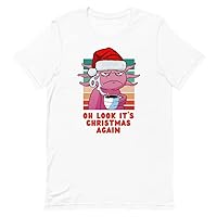 Grumpy Axolotl T-Shirt | Cotton Adult Unisex T-Shirt | Christmas T Shirt