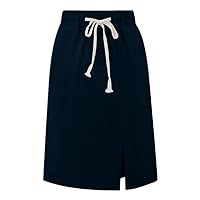 NP Women Skirts Large Causal Skirt Waist Line Female