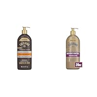 Gold Bond Men's Essentials Everyday Moisture Daily Body & Hand Lotion, 21 oz., With Vitamin C Radiance Renewal Hydrating Lotion, 20 oz., for Visibly Dry Skin