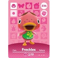 Freckles - Nintendo Animal Crossing Happy Home Designer Amiibo Card - 236