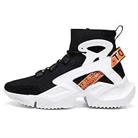 amandpm Running Shoes, Men's, Higher Shoes, Lightweight, Sneakers, Thick Sole, Airlight, Leisure, Fashion, Sports Shoes, Athletic Shoes, Walking, Heel 2.0 inches (5 cm)