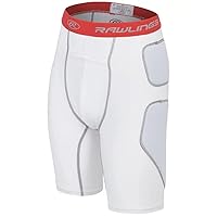 Rawlings | Premium Baseball Slider Shorts | Youth Sizes | Black & White Options