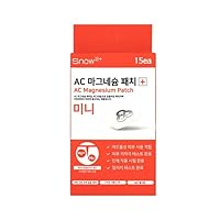 AC Magnesium Patch for Acne-Prone & Sensitive Skin - Hypoallergenic Tested - Overnight Care for Clear Skin - Suitable for All Skin Types, Korean Made (Large Pack - 15 Patches Include)…