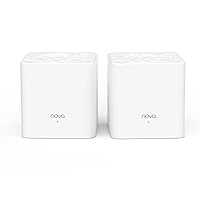 Tenda Nova Mesh WiFi System MW3 - Covers up to 2500 sq.ft - AC1200 Whole Home WiFi Mesh System - Dual-Band Mesh Network for Home Internet - Mesh Router for 40 Devices - 2-Pack