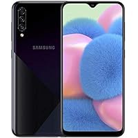 Samsung Galaxy A30S A307G 64GB Unlocked GSM Dual SIM Phone w/Triple (25MP+8MP+5MP) Camera - Prism Crush Black (Renewed)