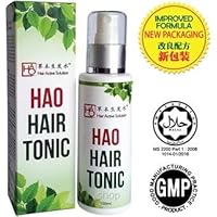Hair Tonic 100ML Halal an Intensive and Concentrated Medicine Effectively Helps to Reduce Falling Hair, Maintain Hair Density, Grow New Hair, and Prevents Growing of Grey Hair