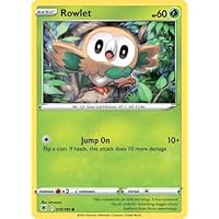 Rowlet - 019/189 - Common - Reverse Holo - Sword & Shield - Astral Radiance
