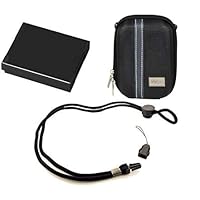 Stuff I Need Package for Canon PowerShot SX700 HS Digital Camera - Includes: NB- 6L High Capacity Replacement Battery + Deluxe Medium Hard Shell Padded Case + Neck Strap