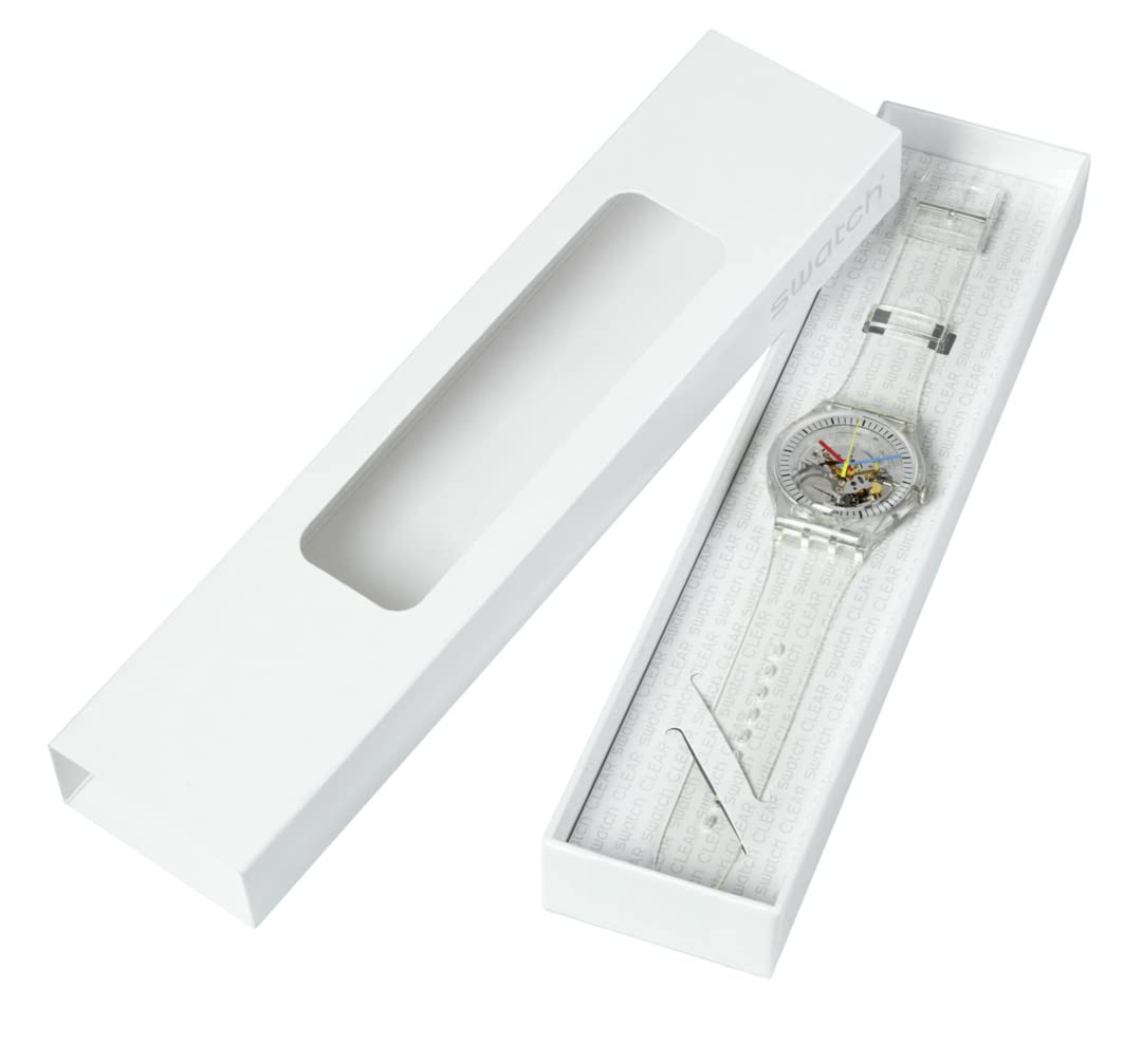 Swatch CLEARLY NEW GENT Unisex Watch (Model: SO29K100)