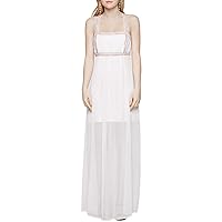 BCBGeneration Women's Embroidered Empire Maxi Dress