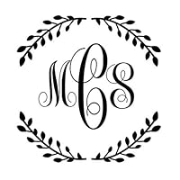 Custom Monogram Embosser - Personalize with Initials & Text - Hand-Held Embossing Stamp - Monogram, Seal Embosser Best for Books, Envelopes, Napkins - 1.625 inch