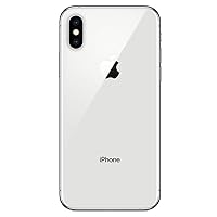 Apple iPhone XS, US Version, 256GB, Silver - Unlocked (Renewed)