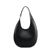 Fashion design irregular crescent bag semi-circle bag shoulder armpit women's bag genuine leather crossbody tote bag