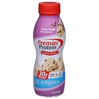 Premier Protein Shake, Cookie Dough, 30g Protein, 1g Sugar, 24 Vitamins & Minerals, Nutrients to Support Immune Health 11.5 fl oz