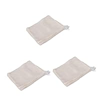 BESTOYARD 60 Pcs Disposable Tea Filters Disposable Loose Leaf Tea Bags Filter Bags for Nut Milk Household Strainer Bags Cotton Filter Bag for Soup Strainer Filter Bag Drawstring Small Tools