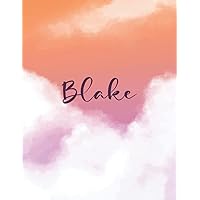 Blake: Personal Name Dot Gird | The Notebook For Writing Journal or Diary Women & Girls Gift for Birthday, For Student | 160 Pages Size 8.5x11inch - V.222