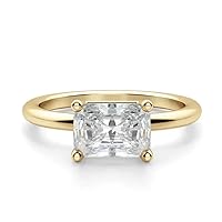 Moissanite Engagement Ring for Women, 2.5 Ct Oval Cut Moissanite Wedding Silver Ring, Bridal Ring for Women