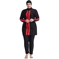 TianMaiGeLun Muslim Swimsuit for Women and Girls Islamic Swimwear Modesty Burkini Beachwear Tankini Swimming Suit