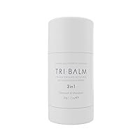 Tri-Balm Stick 3 in 1 Facial Balm | Facial Cleanser, Facial Exfoliant, & Facial Moisturizer 3 in 1 Face Care Balm Stick | All Natural Skin Care (20 g | 0.7 Oz)