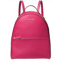 Michael Kors Sheila Medium Logo Backpack (Electric Pink)