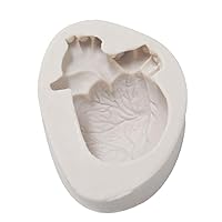 Human Heart Silicone Mold Horror Fondant Cake Chocolate Mold Non Stick Clay Soap Mold Diy Baking Decorating Tools Halloween Party Favor