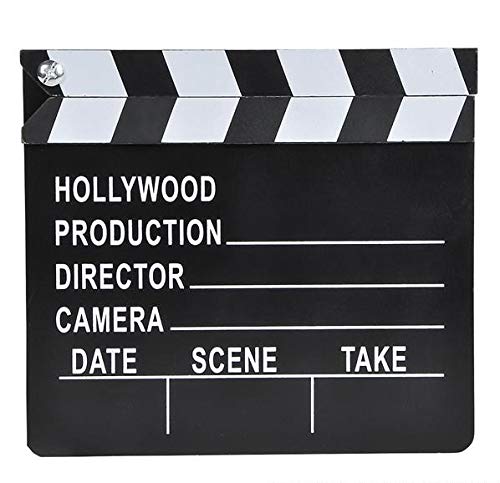 Rhode Island Novelty 7 Inch x 8 Inch Hollywood Movie Clapboard, One Per Order
