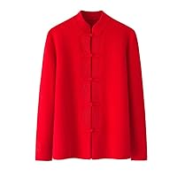 Cashmere Embroidery Sweater Women's Thickened Knitting Coat 1650
