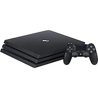 Playstation 4 Pro 2TB SSHD Console with Dualshock 4 Wireless Controller Bundle, 4K HDR, Playstation Pro Enhanced with Solid State Hybrid Drive (Renewed)