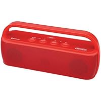 JENSEN SMPS-627-R Bluetooth Portable Wireless Stereo Speaker, Red