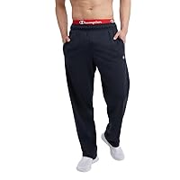 Champion Men's Open Bottom Light Weight Jersey Sweatpant Open Bottom Lightweight Jersey Pant