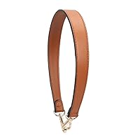 Flat Grain Leather Replacement Straps for Handbags Purse Straps Replacement Crossbody Gold Clasps Women Purse Making 19.29