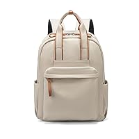 Stylish Women's Backpack - Lightweight and Durable, Ideal for Daily Use (Ivory)