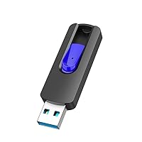 JUANWE Flash Drive 64GB USB 3.0 Flash Drive Retractable Slide Memory Stick 64GB Memory Stick for Computers Zip Drive USB Jump Drive Pen Drive Blue