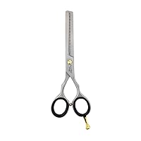 GOLDTON Ergo Hair Thinning Scissor 5.5 - German Stainless Steel - Basic Shear for Hair Cutting For Salon & Home (Solingen)