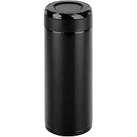 Wahei Freiz RH-1605 Fortec Thirsty Mug Water Bottle, Wide Mouth, 20.3 fl oz (600 ml), Black