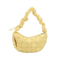 Quilted Crossbody Bags for Women Puffer Tote Bags Shoulder Boho Hippe Padded Handbag Trendy Y2k Bag