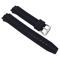 Casio watch strap watchband Resin Band black for AMW-702-7AVF
