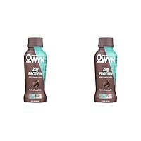 Only What You Need Plant Based Protein Shake, Dark Chocolate 12 Fl oz (Pack of 2)