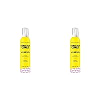 Marc Anthony Strictly Curl Enhancing Styling Foam, Extra Hold - Vitamin E & Silk Proteins Transforms Frizzy Hair to Full, Shiny, Defined Curls - Sulfate-Free Anti-Frizz Mousse Product (Pack of 2)