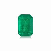 0.17-0.38 Cts of 5x3 mm AA Emerald-Cut Natural Emerald (1 pc) Loose Gemstone