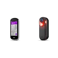 Garmin Edge® 1040 Solar, GPS Bike Computer with Solar Charging Capabilities, On and Off-Road & Varia™ RCT715, Bicycle Radar with Camera and Tail Light, Continuous Recording, Vehicle Detection