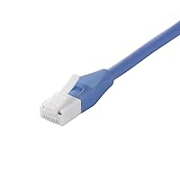 バッファロー Buffalo BSLS6ANU05BL Unbreakable LAN Cable, Category 6a, Straight, Normal Type, Blue