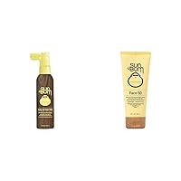 Sun Bum Original SPF 30 Sunscreen Scalp and Hair Mist I Vegan and Hawaii & Original SPF 50 Sunscreen Face Lotion | Vegan and Hawaii 104 Reef Act Compliant (Octinoxate & Oxybenzone Free)