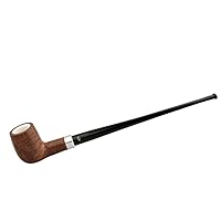 KENT briar light brown meerschaum lined straight billiard churchwarden tobacco smoking pipe