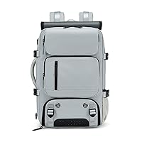 Travel Backpack Large Capacity Lightweight Multifunctional Duffle Bag Travel Backpack (Light Grey)