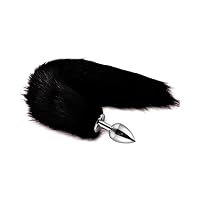 Anal Plug Toys, 2Pcs/Set Sex Fox Tail Butt Plugs with Cat Ears Headband Sex  Toys for Women Man, Black/red 