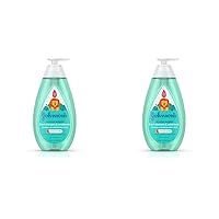 Johnson's No More Tangles 2-in-1 Detangling Hair Shampoo & Conditioner for Kids & Toddlers, Gentle & Tear-Free, Hypoallergenic & Free of Parabens, Phthalates, Sulfates & Dyes, 20.3 fl. oz (Pack of 2)