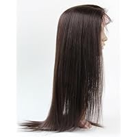Hand Made Human Hair Remy 100% Brazilian Virgin #2 Natural Straight (10
